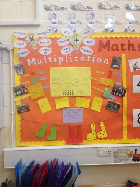 Multiplication display ks1 Multiplication Display, Classroom Displays Primary, Numeracy Display, Maths Classroom Displays, Maths Multiplication, Zebra Fish, Maths Classroom, Ks1 Classroom, Maths Working Wall