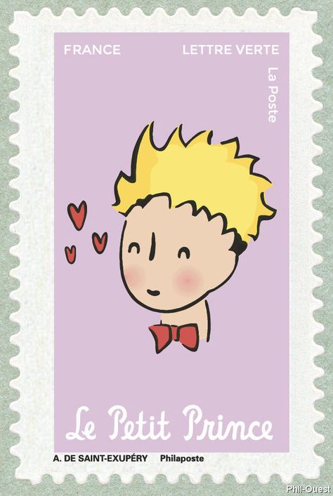 Zoom sur le timbre «Le Petit Prince rève Les 75 ans du Petit Prince» Addressing Envelopes, The Little Prince, Ex Libris, Pretty Words, Sewing Inspiration, Cute Love, Girly Things, Art Quotes, Prince