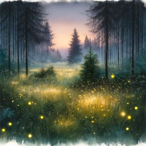 🌌🔥 Day 17 lights up our Elemental Magic with Glowing Fireflies! As dusk settles over a forest meadow, fireflies dance through the grass, their tiny lights twinkling magically. Thanks to the firefly brush from Genevieve's Design Studio, each glow is captured with enchanting realism in this Procreate artwork. Let's let our creativity sparkle with the gentle luminescence of nature! 🎨✨ #GlowingFireflies #ElementalMagic #AprilArtChallenge #DuskMeadow #ProcreateFireflies #GenevievesDesign #T... Summer Sketchbook, Firefly Painting, Procreate Artwork, Forest Meadow, Bathroom Mural, Firefly Art, Elemental Magic, Reference Pics, Owl City