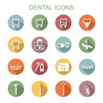 Dentistry Design, Shadow Icons, Dental Logo Design, Vector Symbols, Dental Anatomy, Dental Design, Dental Marketing, Dental Logo, Dental Art