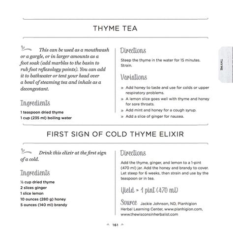 Thyme Tea For Cough, Thyme Skin Care, Thyme Cough Syrup, Thyme Tea Recipe, Thyme Tea Benefits, Cottage Witchcraft, Herbs For Beginners, Tea For Cough, Medicinal Herbs Remedies