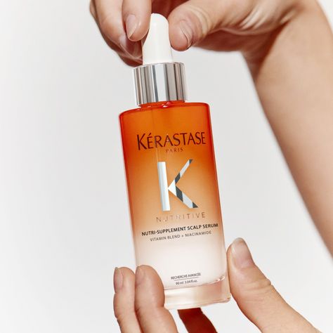 Nutritive Hydrating Scalp Serum for Dry Scalp - Kérastase | Sephora Kerastase Hair, Serum Benefits, Scalp Serum, Hair Roots, Best Serum, New Hair Growth, Night Serum, Hair Vitamins, Essential Vitamins