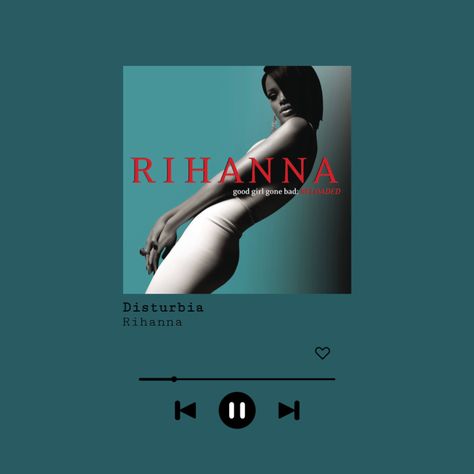 Disturbia Rihanna, Rihanna Disturbia, Good Girl Gone Bad, Room Decoration, Rihanna, Mood Boards, Cool Girl, Songs, Music