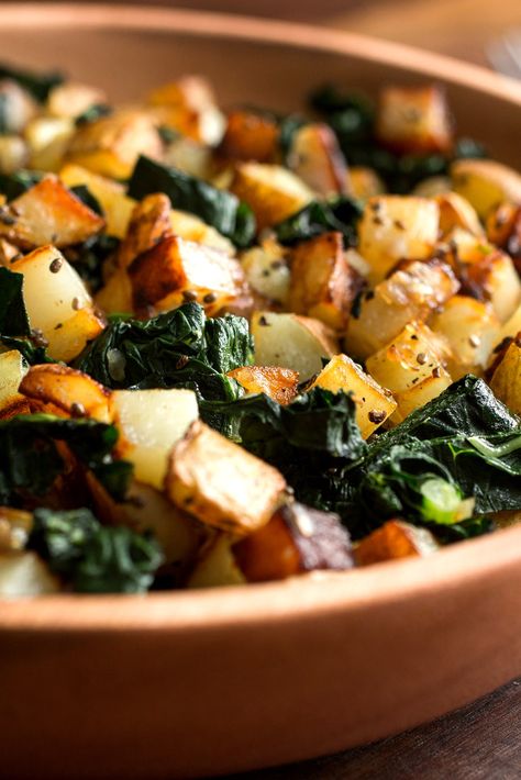 Kale And Potatoes, Sauteed Potatoes, Chicken Breast Crockpot Recipes, How To Cook Kale, Crockpot Chicken Breast, Kale Recipes, Chicken Pot Pie Recipes, Nyt Cooking, What To Make