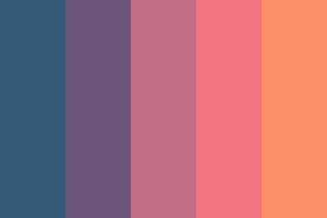 Sunset In The Ocean, Ocean Color Palette, Sunset Color Palette, Sunset Gradient, Sunset Palette, Sunset Images, Ocean Colors, Color Palette Design