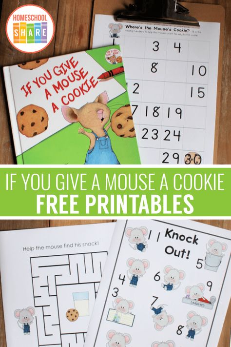 If You Give A Mouse A Cookie Sequencing, If You Give A Mouse A Cookie, Mouse A Cookie Activities, Cookie Activities, Shapes Preschool Printables, Pre K Lesson Plans, Classroom 2023, Mouse A Cookie, Cookie Craft