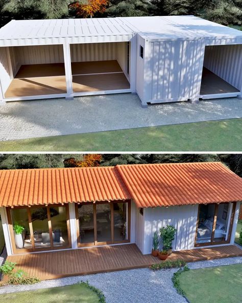 Living Container, Small House Blueprints, Alternative Living, Shipping Container Home Designs, Small House Layout, Shipping Container House Plans, Tiny House Inspiration, Building A Container Home, Container House Plans