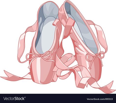 Shoes Vector, Shoe Tattoos, Bride And Groom Silhouette, Shoes Illustration, Ballerina Dancing, Ballerina Slippers, Halloween Costume Outfits, Point Shoes, Pointe Shoes