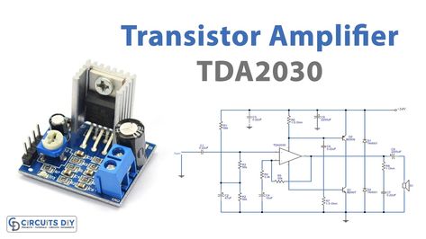 TDA2030 Transistor Amplifier Circuit Tda2030 Amplifier Circuit, Amplifier Circuit Diagram, Basic Electronic Circuits, Integrated Circuit, Audio Amplifiers, Stereo Amplifier, Easy Guitar, Pcb Board, Power Amp