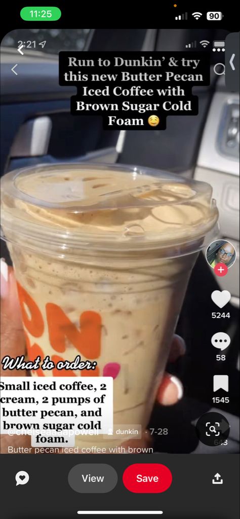 Coffee Dunkin Order, Dunkin Christmas Drinks, Butter Pecan Dunkin Order, Hot Dunkin Donuts Drinks, Dunkin Hot Coffee Order, Custom Dunkin Drinks, Dunkin Pumpkin Iced Coffee Order, Good Fall Drinks From Dunkin, Dunkin Drinks To Try