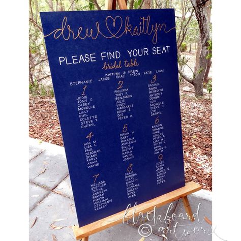 Rose gold and white on navy blue wedding seating plan <3 Two names joined by a heart. Seating Plan Wedding Ideas, Wedding Ideas Blue, Wedding September, Copper House, Plan Wedding, Wedding Seating Plan, Anchor Wedding, Wedding Wonderland, Bridal Table