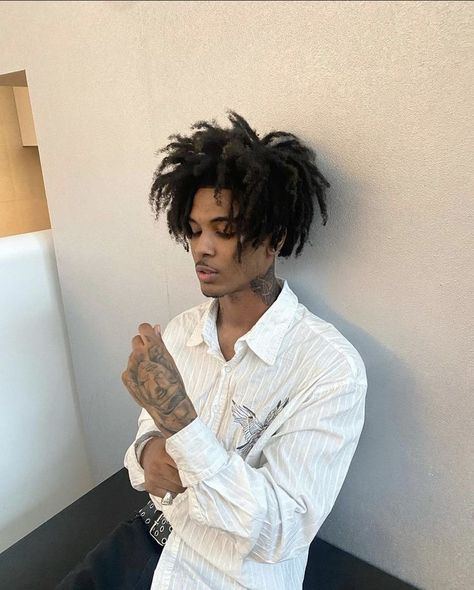 Freeform Dreads, Curly Heads, Hair Like Wool, Dreads Hairstyles, Mens Dreads, Black Hair Cuts, Dreadlock Hairstyles For Men, Physical Appearance, Dreads Styles