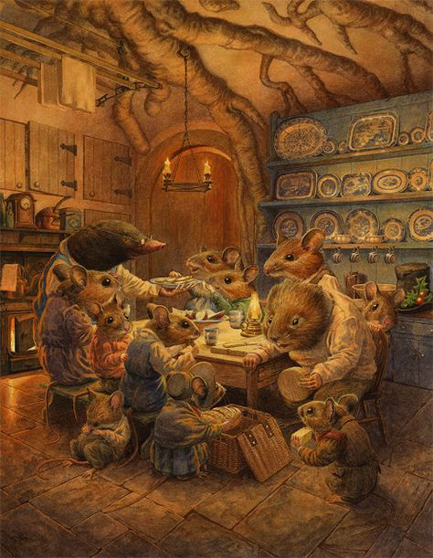 Mice House Illustration, Animal Burrow Illustration, Animal House Illustration, Mole Character, Chris Dunn Illustration, Mass Number, Maus Illustration, Storybook Art, Art Mignon