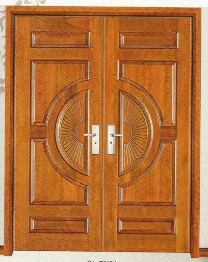 Top 40 Amazing Wooden Main Door Design Ideas - Engineering Discoveries Door Design Wood Indian, Double Door Design Wood Indian, Front Double Door Design, Double Door Design Wood, Front Double Door, Pintu Ganda, Entry Door Designs, House Front Door Design, Modern Wooden Doors