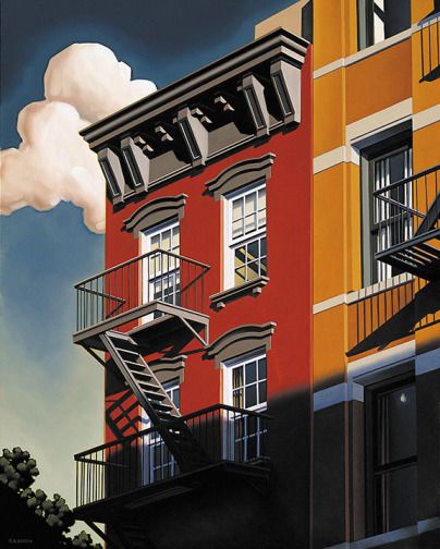 Kenton Nelson Art, Kenton Nelson, American Scene Painting, Edward Hopper, Architecture Painting, American Painting, Contemporary Artist, The Shadow, Art And Architecture