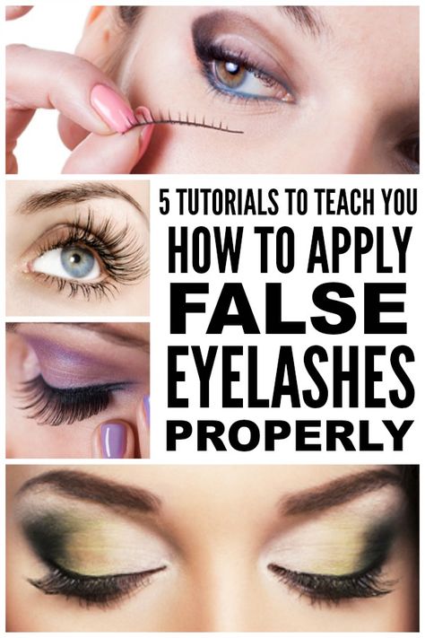 If you want to learn how to apply false eyelashes PROPERLY, these tutorials will give you all the tips and tricks you need! Apply False Eyelashes, Grow Eyelashes, Best Fake Eyelashes, Applying False Eyelashes, Holiday Makeup, Fake Eyelashes, False Lashes, All Things Beauty, Mink Lashes