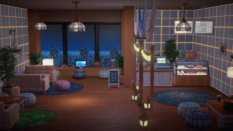 Acnh Living Rooms Ideas, Happy Home Paradise, Store Inspiration, Animal Crossing Fan Art, Island Ideas, Happy Home, Cafe Design, Sleek Look, Animal Crossing