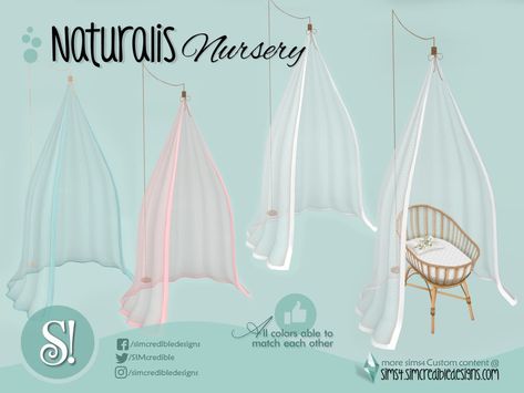 Sims4 Crib, Sims 4 Cc Newborn Bassinet, Sims 4 Infant Crib Cc, Sims 4 Beds, Furniture Cc, Sims 4 Piercings, Sims Baby, Die Sims 4, Sims Packs