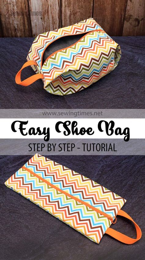 Toiletry Bag Pattern, Shoe Bags For Travel, Sac Diy, Diy Sac, Shoe Storage Bags, Sewing Machine Projects, Travel Toiletry Bag, Stunning Hairstyles, Tote Bags Sewing