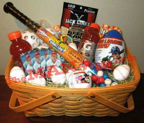 Baseball Easter Basket, Boys Easter Basket, Easter Basket Ideas, Easter Egg Basket, Kids Easter Basket, Personalized Easter Basket, Easter Basket Diy, Halloween Toys, Easter Traditions