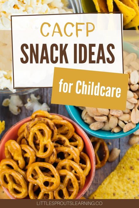 Do you need help with great snack ideas for your childcare program for the new CACFP meal planning requirements? The choices are unlimited, but here are some suggestions you can use to spark your creativity and make your snack planning easy. #CACFP #mealplanning #childcare #daycare Daycare Snack Ideas Toddler Food, Daycare Morning Snack Ideas, Preschool Meal Plan, Childcare Snack Ideas, Day Care Snacks, Preschool Breakfast Ideas Daycares, Breakfast For Daycare, Cacfp Breakfast Ideas, Daycare Snack Menu Ideas