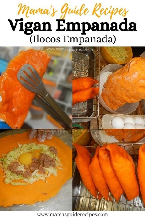 Vigan Empanada, Ilocos Empanada, Filipino Empanada, Dessert Empanadas Recipe, Pandesal Recipe, Easy Filipino Recipes, Philippines Recipes, Pita Recipes, Empanada Recipe