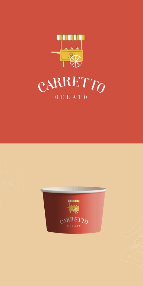 Gelato Branding Design, Ice Cream Brand Identity, Gelato Brands, Gelato Bar, Ice Cream Logo, Ice Cream Brands, Food Branding, Logo Brand Identity, Brand Identity Pack