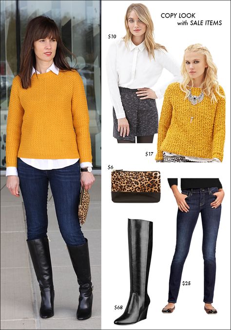 Mustard Jumper Outfit, Yellow Jumper Outfit, Best Lipgloss, Mustard Jumper, Blazer And Jeans, Yellow Jumper, Forever 21 Shirts, Jumper Outfit, Yellow Scarf