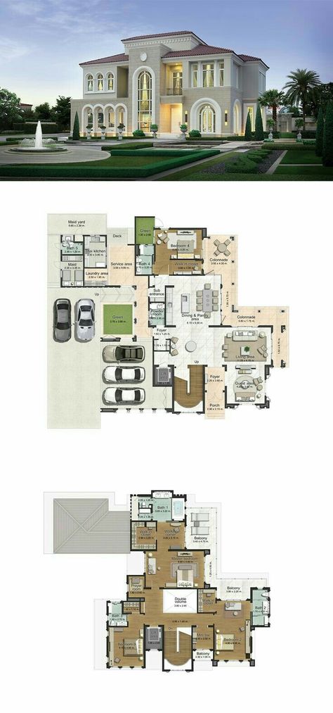 Home Designs Exterior, House Plans Mansion, Villa Design Architecture, House Villa, Casa Country, Villa Plan, Architectural Design House Plans, Sims House Plans, Luxury House Plans