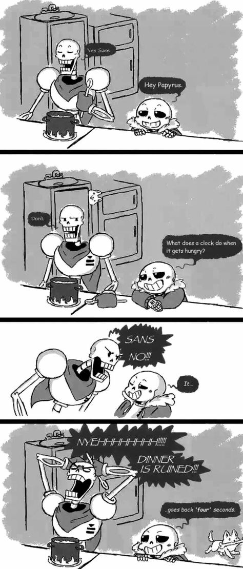 Pun sans and papyrus Undertale Puns, Spot The Dog, Sans Puns, Funny Undertale, Sans And Papyrus, Undertale Pictures, Undertale Comic Funny, Undertale Memes, Undertale Funny