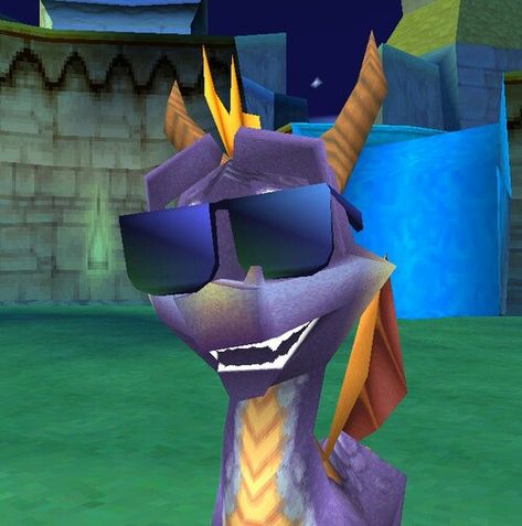 From the first game, Spyro the Dragon...he be lookin like a badass. Spyro Ps1, Spyro And Cynder, Big Daisy, Retro Tattoos, Dragon Tales, Spyro The Dragon, Purple Dragon, Childhood Games, Retro Videos