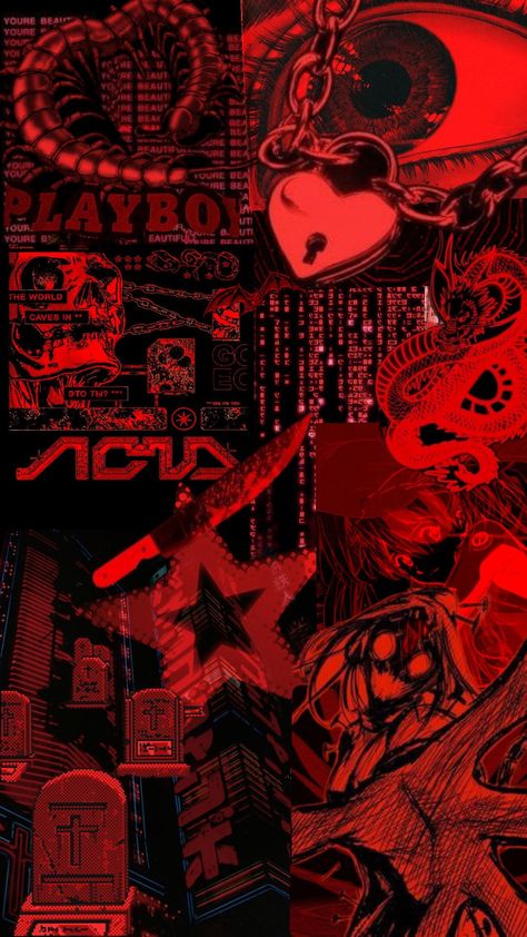 Red Cybercore (ish) collage wallpaper #cybercore #redcybercore #gorecore #red #redandblack #wallpaper #collage #aestehthic #collagewallpaper #fyp #spookyxcreature Cybercore Red Aesthetic, Red Cybercore, Cybercore Wallpaper, Cybercore Aesthetic, Dark Red Wallpaper, Collage Wallpaper, Wallpaper Red, Wallpaper Collage, Red Wallpaper