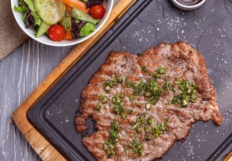 Recipe for milanesa steak without breading | Gimme Recipe Milanesa Recipe Steak, Milanesa Steak, Milanesa Recipe, How To Cook Kielbasa, Sirloin Tips, Cauliflower Steaks, Paleo Beef, Beef Steak, Recipe For Mom