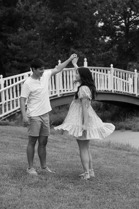 Engaged, Engagement Pictures, Marriage, Married, 2024 bride, Couples Pictures, Couple Picture Pose Ideas, Engagement Picture Inspiration Twirling Pose, Picture Pose Ideas, 2024 Bride, Couples Pictures, Couple Picture, Engagement Picture, Picture Inspiration, Pose Ideas, Engagement Pictures