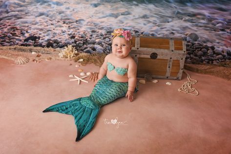 Mermaid Baby Photoshoot, Babies Photoshoot, Mermaid Photoshoot, Mermaid Photography, Mermaid Theme Birthday Party, Boutique Studio, Photographer Studio, Mermaid Theme Birthday, Mermaid Beach