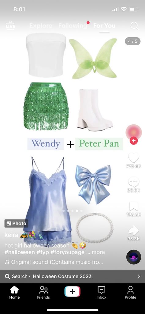 Coustomes Idea Best Friends, Slay Costumes, Disney Duo Costumes, Halloween Consumes, 2 People Costumes, Hallo Costumes, Trio Outfits, 2 Person Halloween Costumes, Wendy Costume