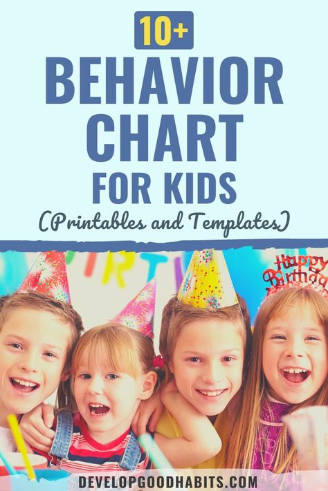 Behavior Charts For Kids, Behavior Chart Preschool, Behavior Chart For Kids, Good Behavior Chart, Mindful Activities, Child Behavior Chart, Behavior Charts, Emotions Activities, Kids Printables