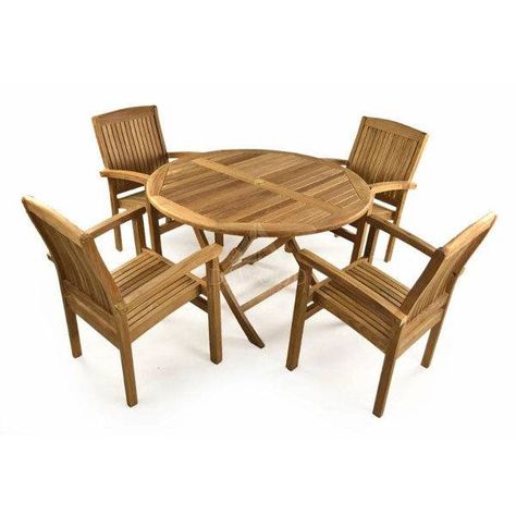 Teak Garden Furniture, Wooden Garden Table, Wooden Outdoor Furniture, Round Folding Table, Wooden Garden Furniture, Teak Wood Furniture, Teak Outdoor Furniture, Garden Dining, Rattan Garden Furniture