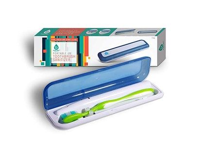 These 41 Things On Amazon Are So Damn Useful & So Damn Cheap Cheap Stuff On Amazon, Uv Toothbrush Sanitizer, Toothbrush Sanitizer, The Germs, Unique Travel Gifts, Sanitize Toothbrush, Toothbrush Case, Infectious Diseases, Travel Toothbrush