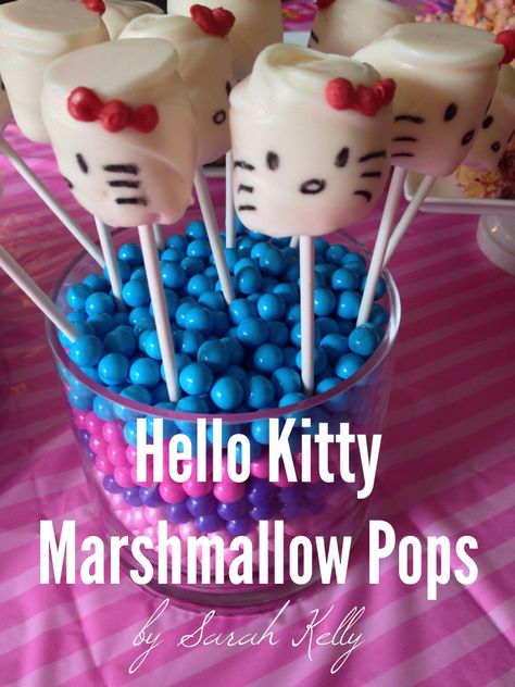 Hello Kitty Food Ideas Diy, Trendy Birthday Party Ideas, Hello Kitty Party Ideas, Kix Cereal, Hello Kitty Baby Shower, Hello Kitty Birthday Theme, Hello Kitty Theme Party, Kitty Birthday Party, Diy Hello Kitty