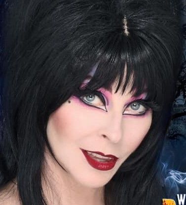 Elvira makeup Elvira Couples Costume, Elvira Makeup Eye, Elvira Mistress Of The Dark Makeup, Elvira Halloween Costume, Elvira Makeup Tutorial, Elvira Inspired Outfits, Elvira Hair, Elvira Aesthetic, Elvira Cosplay