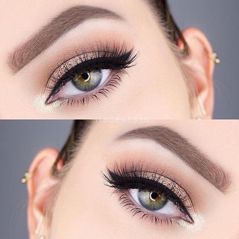 Loving this simple glam #eyemakeup by @itsgenesys using our Wicked Gel Liner & #SigmaBrushes! // #SigmaBeauty Grey Eye Makeup, House Of Lashes, Make Up Inspiration, Super Shock, Single Eyeshadow, Makijaż Smokey Eye, How To Clean Makeup Brushes, Face Forward, Colour Pop