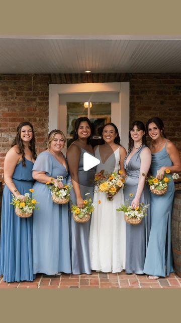 Kate Campbell, wedding florist on Instagram: "Bridesmaid baskets 🧺 

To stay I’m obsessed with baskets would be an understatement at this point 

Photographer @margaretwroblewski 
Planner @rachelkellyevents 
Florals @katecampbellfloral 
Venue @birkbyhouse 

#katecampbellfloral #bridesmaidbasket #bridesmaidbouquet #basketflower" Bridesmaids Baskets, Bridesmaid Baskets, Basket Bouquet, Bridesmaid Bouquet, Wedding Florist, Florist, Dream Wedding, Baskets, Photographer