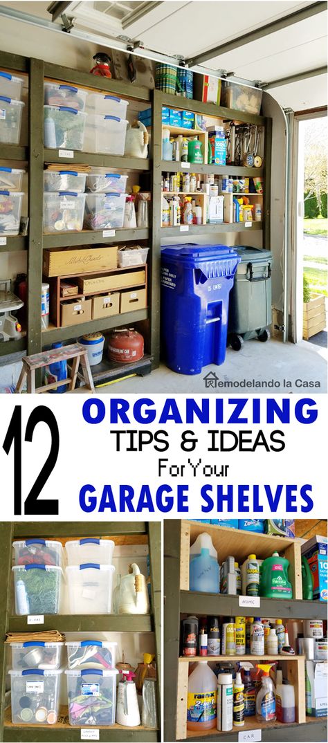 Organiser Son Dressing, Casa Garage, Organized Garage, Garage Organization Tips, Garage Organisation, Garage Floor Paint, Garage Atelier, Garage Shelves, Shots Photography