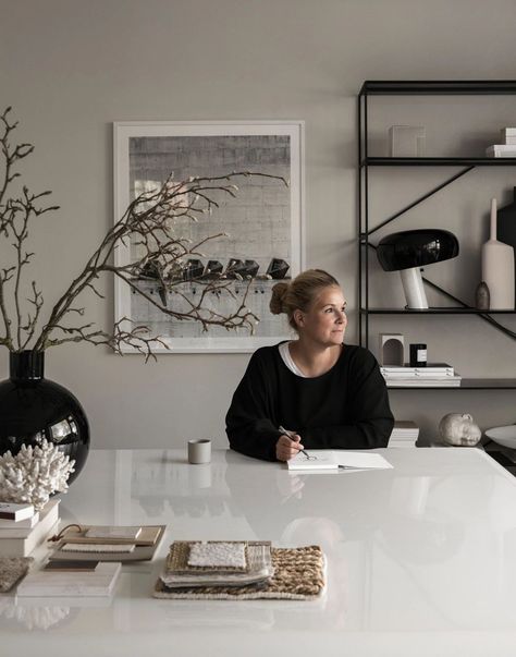 Stockholm Apartment, Studio Office, Sewing Space, Norm Architects, Working Space, Brings Joy, Scandinavian Home, Ferm Living, Nordic Design