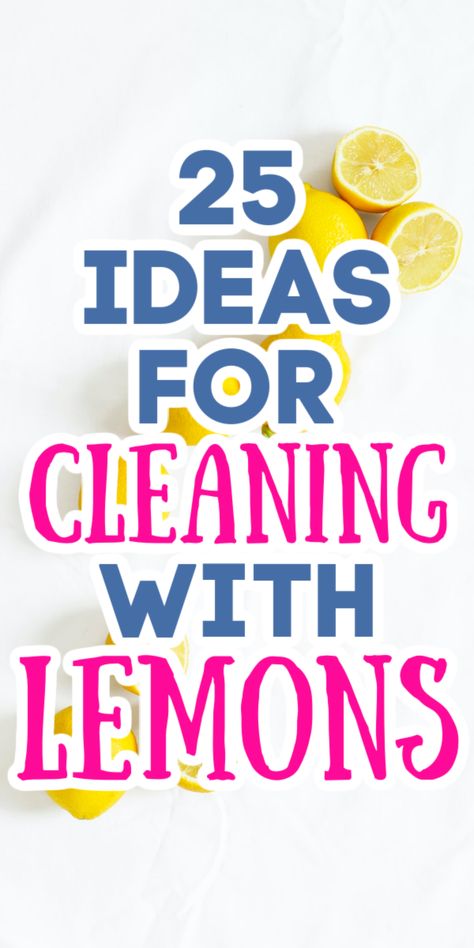 Cleaning With Lemons, Lemon Hacks, Using Lemons, Diy Household Cleaners, Deep Cleaning House, Natural Cleaning Solutions, Helpful Hacks, Easy Cleaning Hacks, Country Chic Cottage