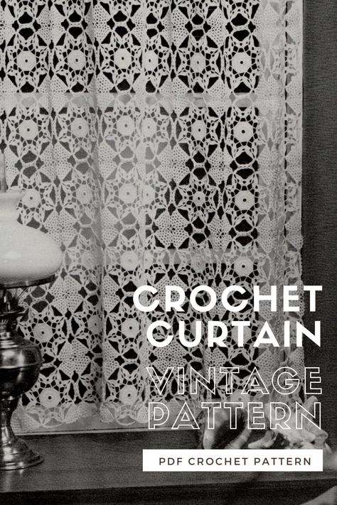 Vintage Crochet Curtain Patterns, Boho Crochet Curtain Pattern, Free Crochet Curtain Pattern, Crochet Curtains Free Pattern Vintage, Crochet Lace Curtains Free Pattern, Crochet Curtains Free Pattern, Crochet Curtains Pattern, Crochet Window Curtain, Funky Curtains