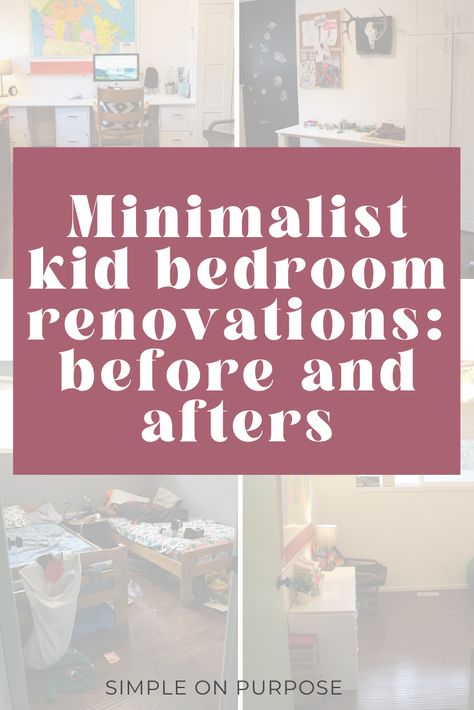 My oldest was really craving his own space where he could play and organize his things and just be on his own. As someone who appreciates all of these things too, I knew how important it would be to give him this. #KidsRoom #BedroomAddOn #Renovation Minimal Kids Bedroom, Minimalist Kids Bedroom, Minimalist Rooms, Minimalist Kids Room, Own Room, Minimalist Kids, Star Wars Stickers, Kid Bedroom, Makeover Before And After