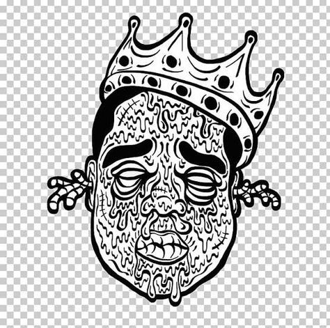 Big Tattoo Stencil, Biggie Smalls Tattoo, Biggie Smalls, Notorious Big, Tattoo Stencil, Tattoo Idea, Big Tattoo, Small Tattoos, Tattoo Ideas