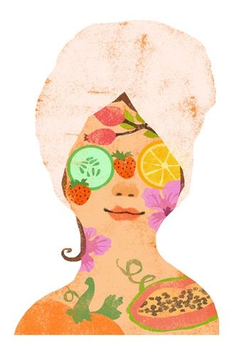 The secret to #glowing #skin is not in your makeup case. It's in your diet. What foods are you including in your diet to ensure #beautiful, #smooth skin? Spa Illustration, Flower Graphic Design, Salon Art, Business Services, People Illustration, Illustration Girl, Editorial Illustration, Business Solutions, Cartoon Illustration